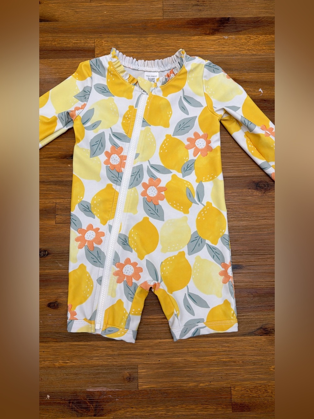 Baby Lemon Print Swimsuit